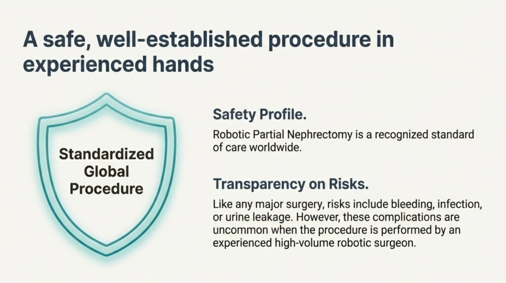 Dr. Zaheen Khan, Urologist and Robotic Surgeon provides evaluation and robotic kidney surgery services for patients who are suitable candidates for kidney-saving procedures. Early diagnosis and timely treatment can protect kidney function and improve long-term quality of life.