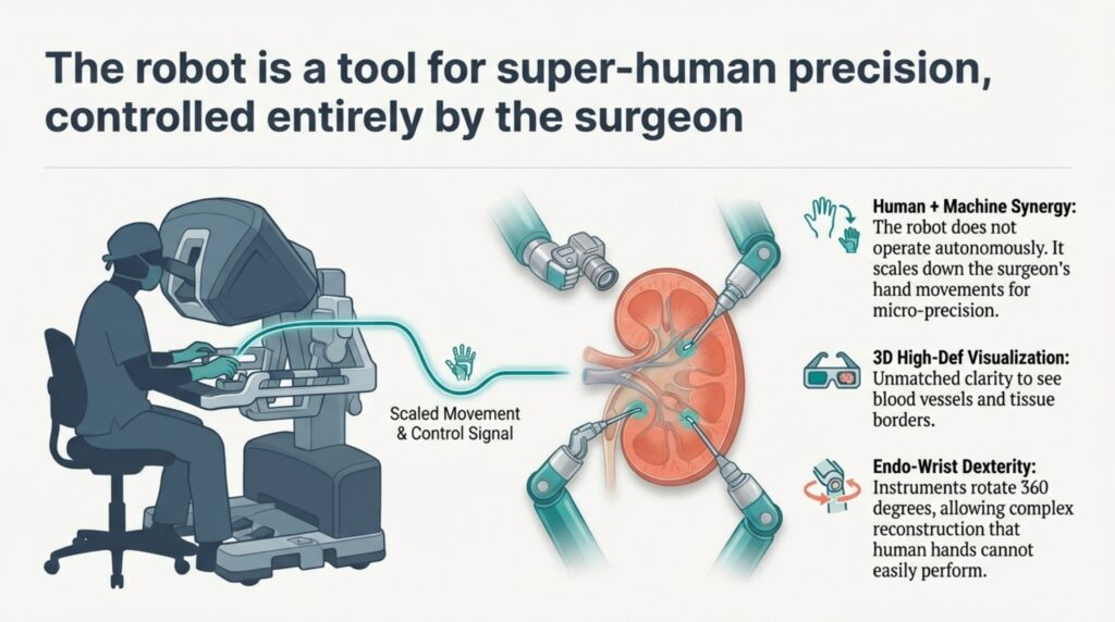 Dr. Zaheen Khan, Urologist and Robotic Surgeon provides evaluation and robotic kidney surgery services for patients who are suitable candidates for kidney-saving procedures. Early diagnosis and timely treatment can protect kidney function and improve long-term quality of life.