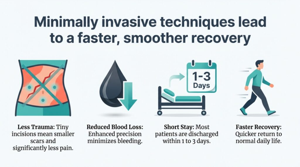 Dr. Zaheen Khan, Urologist and Robotic Surgeon provides evaluation and robotic kidney surgery services for patients who are suitable candidates for kidney-saving procedures. Early diagnosis and timely treatment can protect kidney function and improve long-term quality of life.