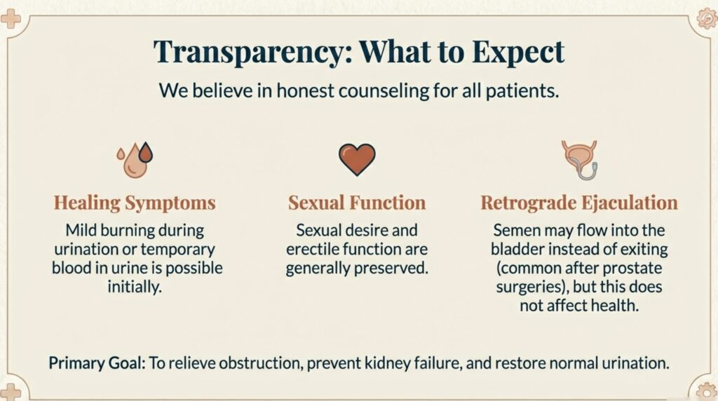 Robotic simple prostatectomy is an advanced surgical treatment for severe enlarged prostate (BPH). Dr Zaheen Khan, experienced Urologist and Robotic surgeon in Purnea, Bihar.