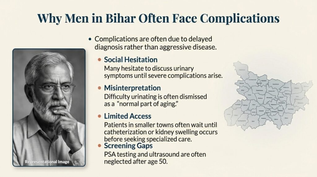 Robotic simple prostatectomy is an advanced surgical treatment for severe enlarged prostate (BPH). Dr Zaheen Khan, experienced Urologist and Robotic surgeon in Purnea, Bihar.