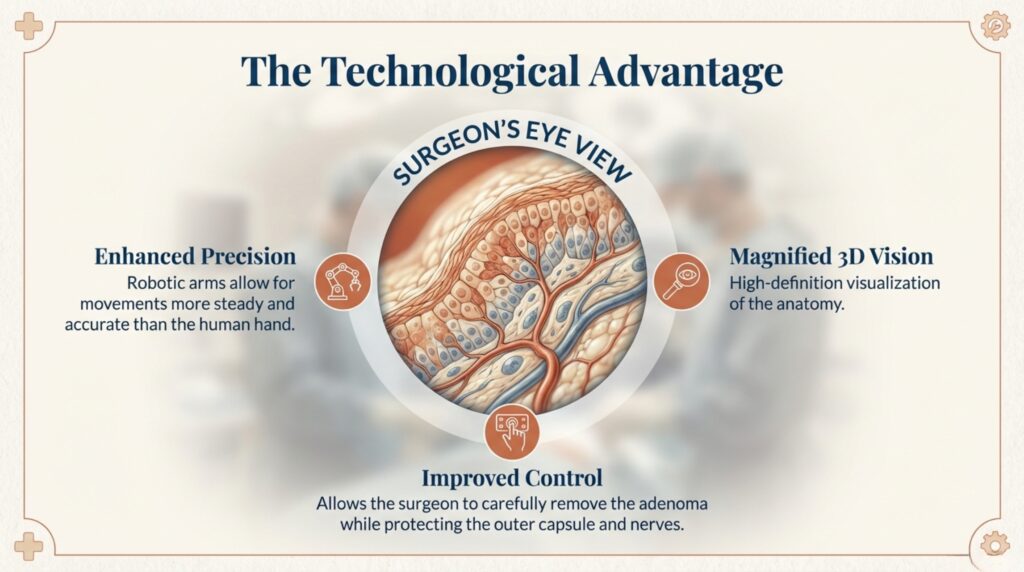 Robotic simple prostatectomy is an advanced surgical treatment for severe enlarged prostate (BPH). Dr Zaheen Khan, experienced Urologist and Robotic surgeon in Purnea, Bihar.