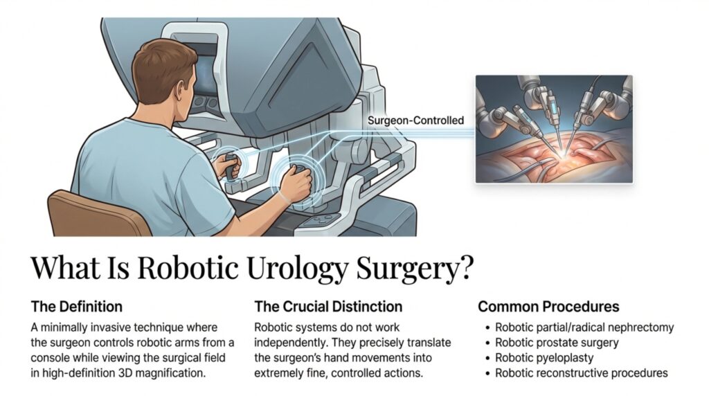 Urology has seen a major transformation over the last two decades. Procedures that once required large incisions and long hospital stays are now increasingly performed using minimally invasive and robotic techniques. One of the most common questions patients ask today is: Robotic surgery or open surgery – which is better? According to Dr. Zaheen Khan, Urologist & Robotic Surgeon, the answer depends on the disease, patient condition, and surgical expertise, but in many modern urological conditions, robotic surgery offers clear advantages for patients.