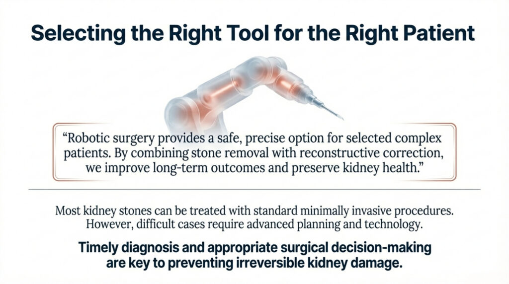 When Kidney Stones Require Advanced Robotic Surgery