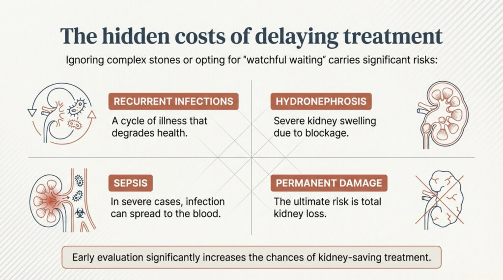 Kidney stones are one of the most common urological problems in India. While many stones can be treated with medicines, laser procedures, or PCNL, some patients develop complex kidney stones that cannot be safely removed using routine methods. Large stones, recurrent stones, anatomical abnormalities, or previously failed surgeries make treatment challenging. In such situations, modern technology plays a crucial role. According to Dr. Zaheen Khan, Urologist & Robotic Surgeon, robotic assistance has become an advanced option for selected difficult kidney stone cases, helping remove stones completely while preserving kidney function.