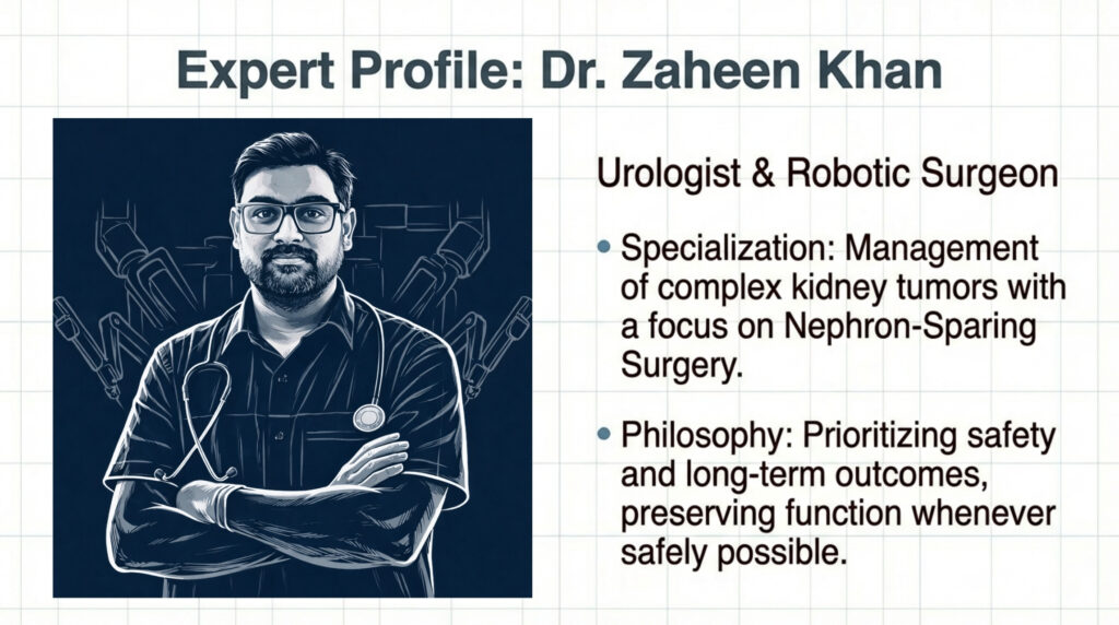 Robotic Surgery for Complex Kidney Tumours (Cancer) Dr. Zaheen Khan, Urologist and Robotic Surgeon